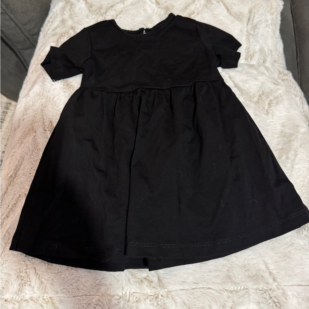 Black baby girl dress / 12 months / NWOT